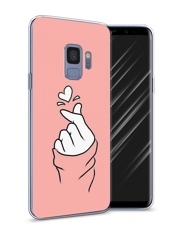 

Чехол Awog на Samsung Galaxy S9 "Любовь-щелк", Оранжевый, 25750-7