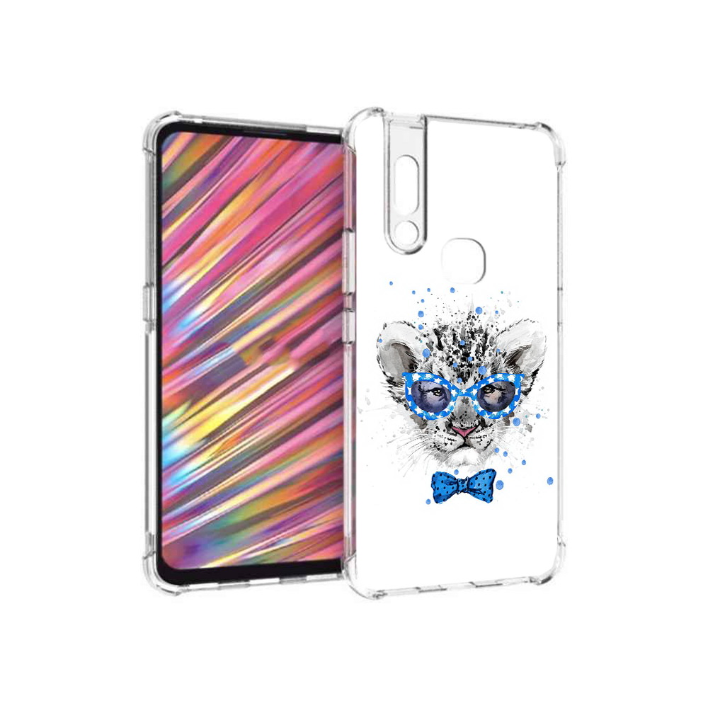 

Чехол MyPads Tocco для Vivo V15 тигренок с бабочкой (PT127905.397.642), Прозрачный, Tocco