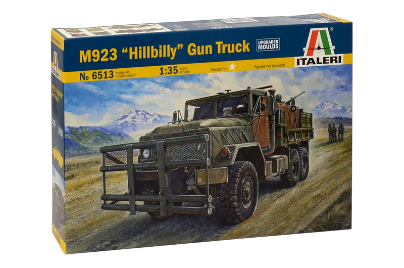 

Сборная модель Italeri 1/35 Гантрак М923 "HillBilly" 6513