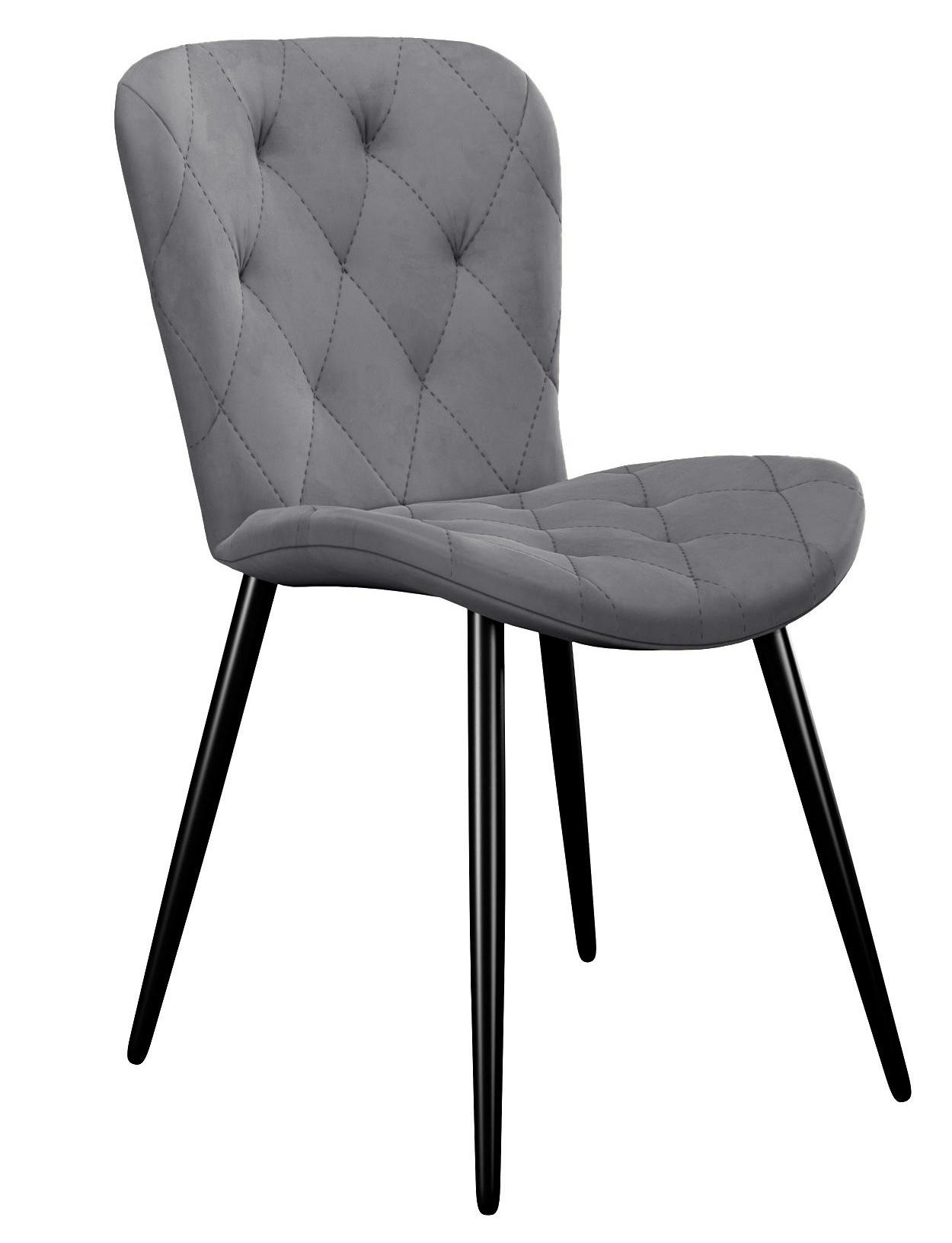 

Стулья DikLine 303 B22 GREY ножки черные 2шт