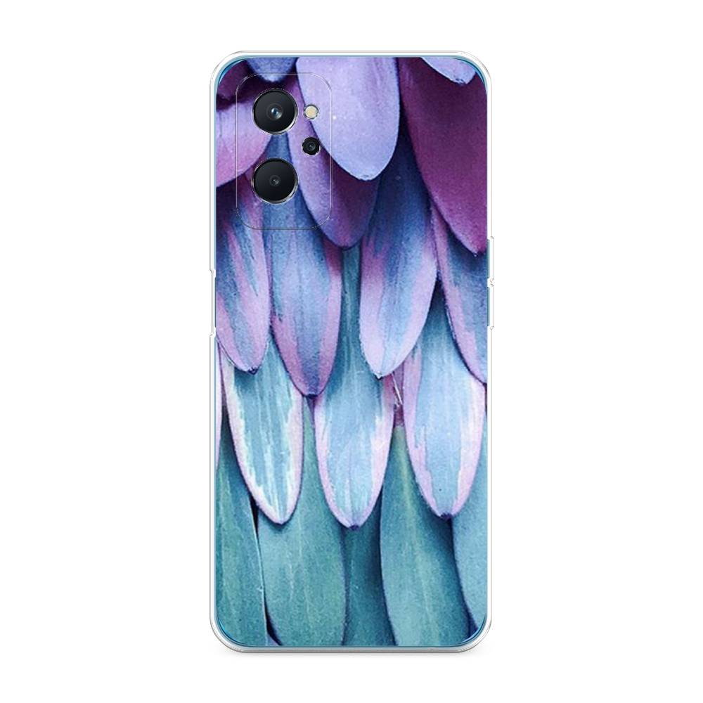 

Чехол на Realme 9i "Синее перо", Фиолетовый;голубой, 258050-3