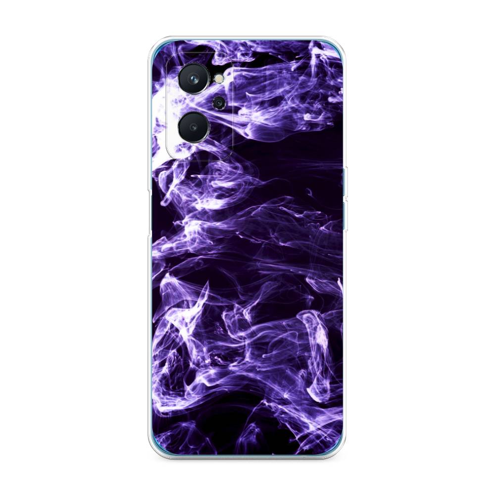 

Чехол на Realme 9i "Фиолетовый дым", Фиолетовый;белый;черный, 258050-3