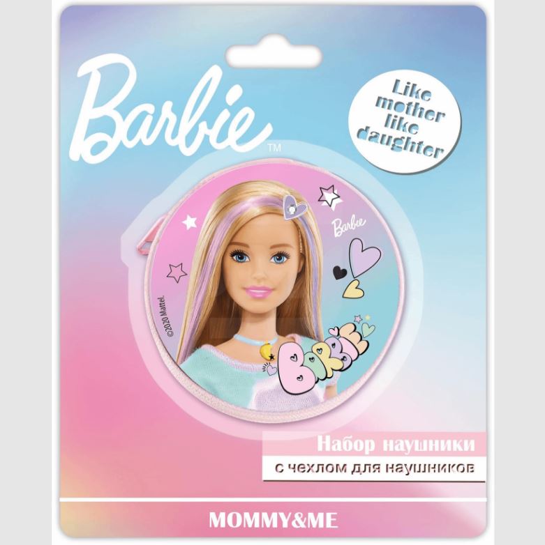 

Комплект для телефона Barbie Mattel Наушники + Чехол