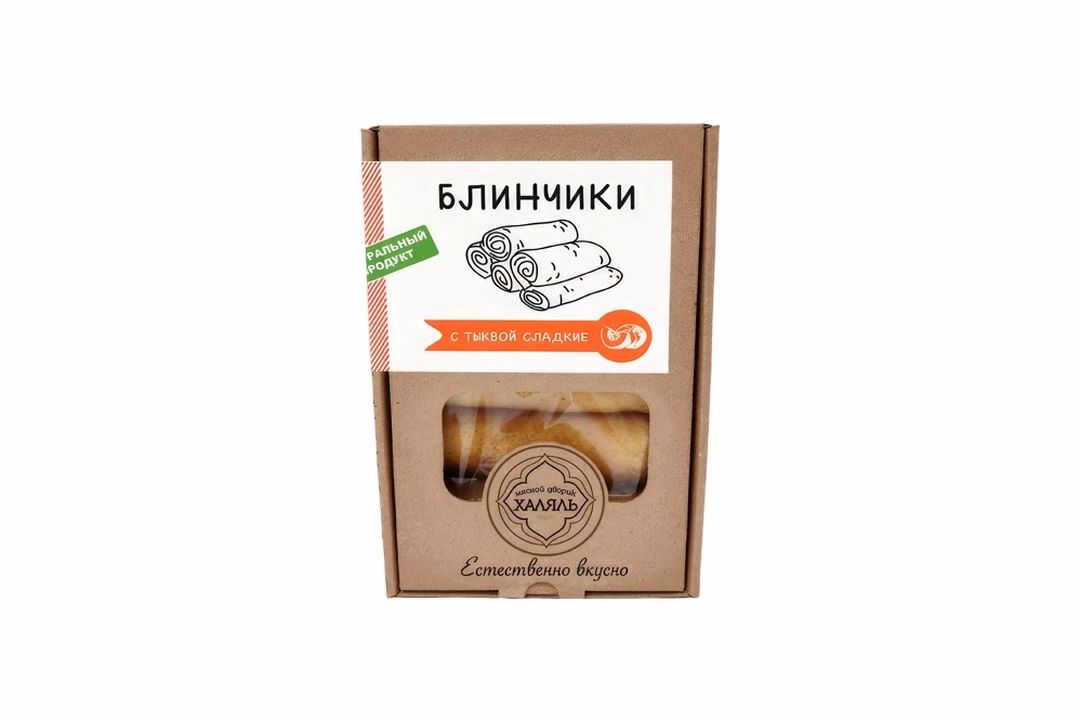 

Блинчики Мясной Дворик Халяль с тыквой замороженные 350 г