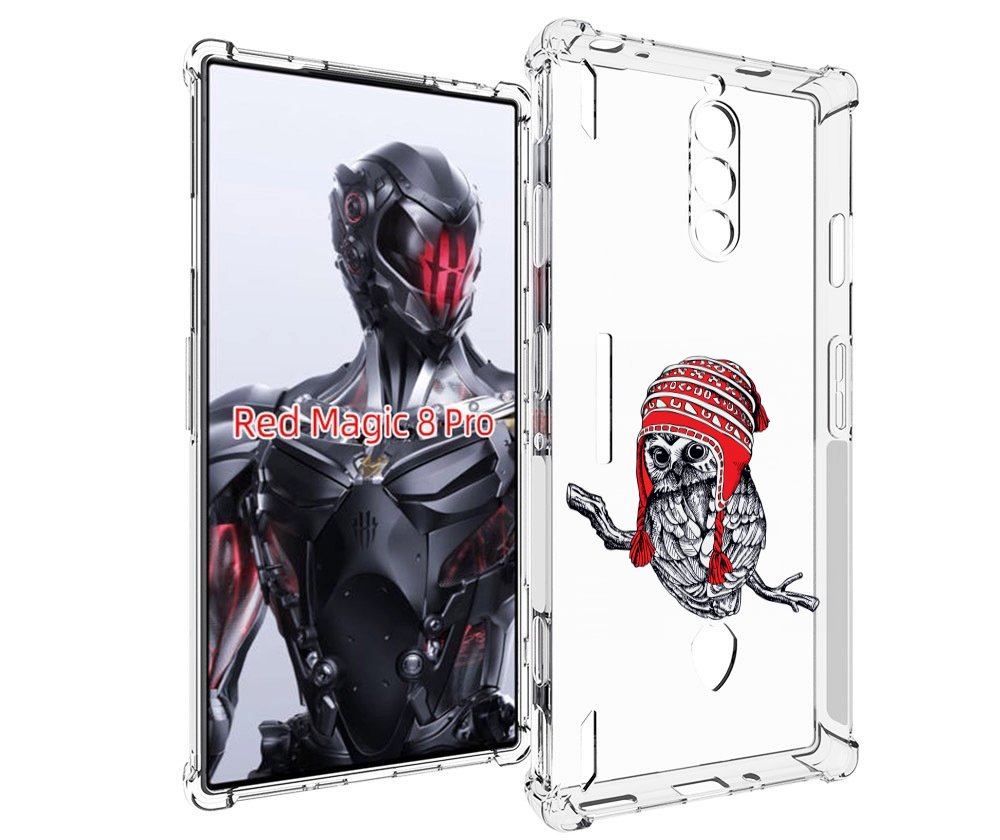 

Чехол MyPads сова-в-красной-шапке-на-веточке для ZTE Nubia Red Magic 8 Pro / Red Magic ..., Tocco