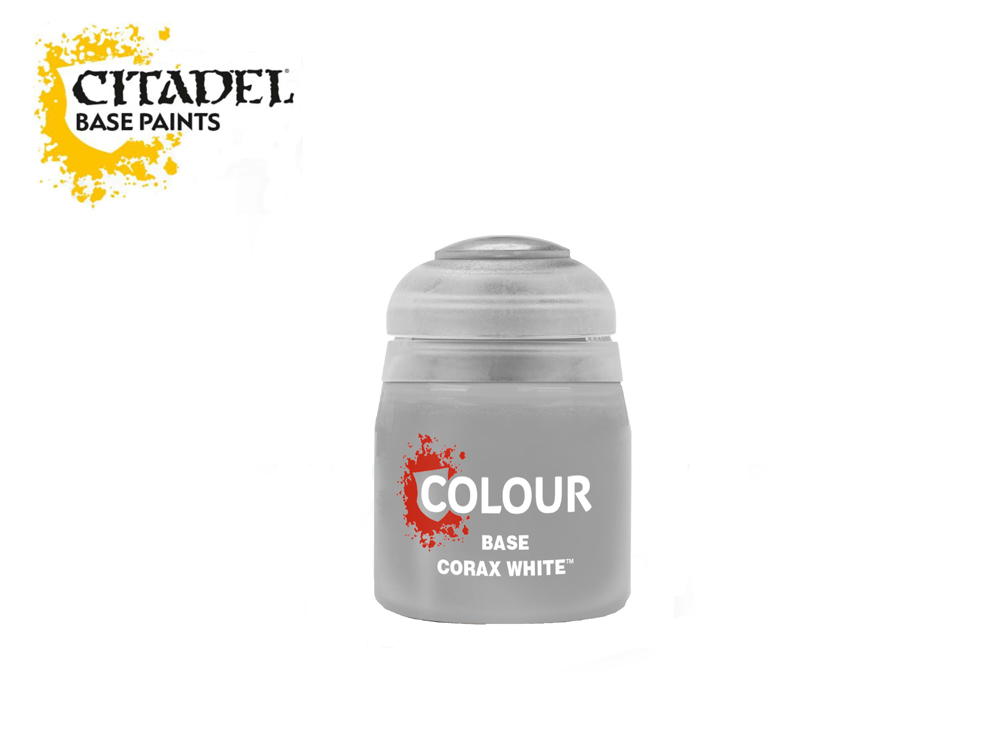 

Краска акриловая Games Workshop Citadel базовая Corax White 21-52 12 мл, Corax White