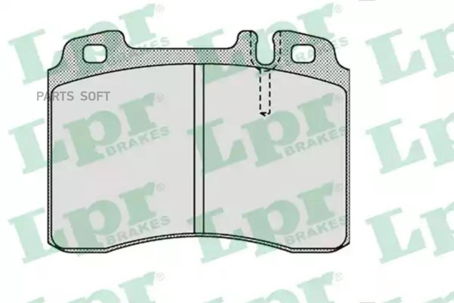 

Колодки тормозные mercedes w124/w210/r129 87-02 передние