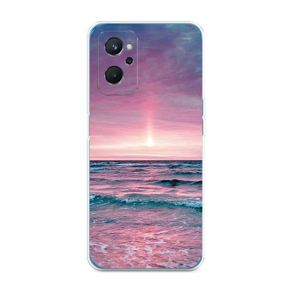 

Чехол на Realme 9i "Восход 3", Розовый;голубой, 258050-2