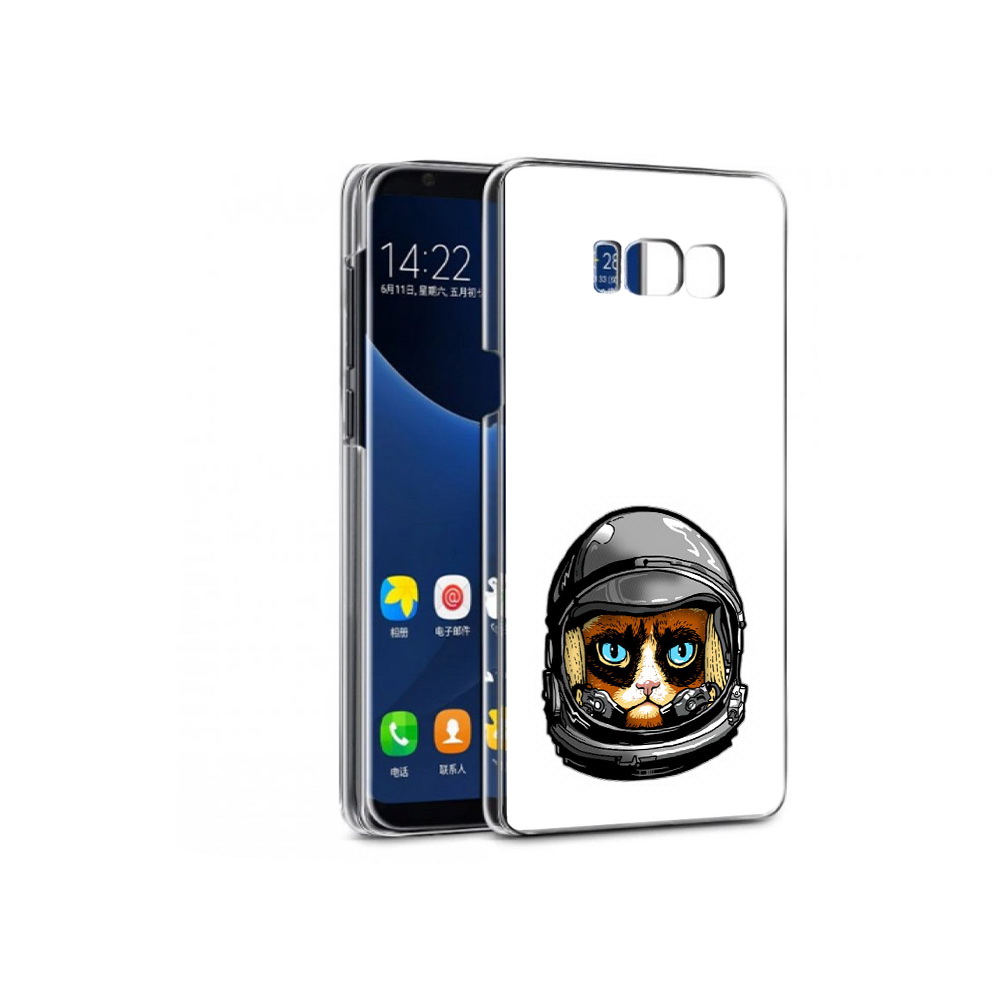 

Чехол MyPads Tocco для Samsung Galaxy S7 кот космонавт (PT40116.513.400), Прозрачный, Tocco