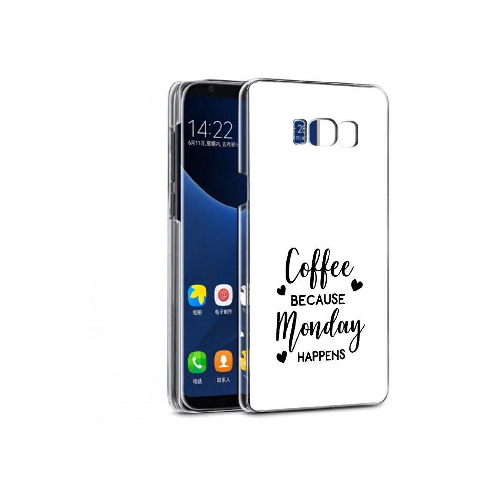 

Чехол MyPads Tocco для Samsung Galaxy S7 кофе и понедельник стал счастливым, Прозрачный, Tocco