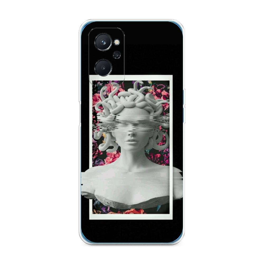 

Чехол на Realme 9i "Web Punk Медуза Горгона", Черный;серый, 258050-6