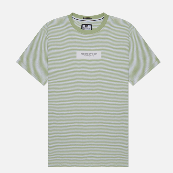

Мужская футболка Weekend Offender Navarro Avenue SS23 зелёный, Размер L, Зеленый, Navarro Avenue SS23