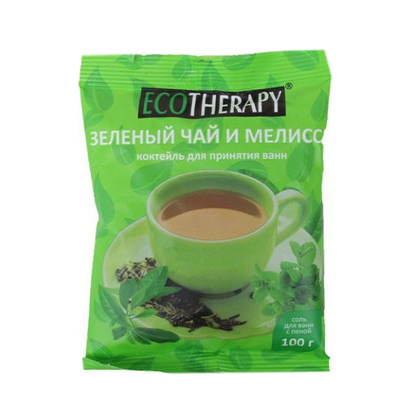 

Соль для ванн с пеной Ecotherapy Зеленый чай с Мелиссой 100 г