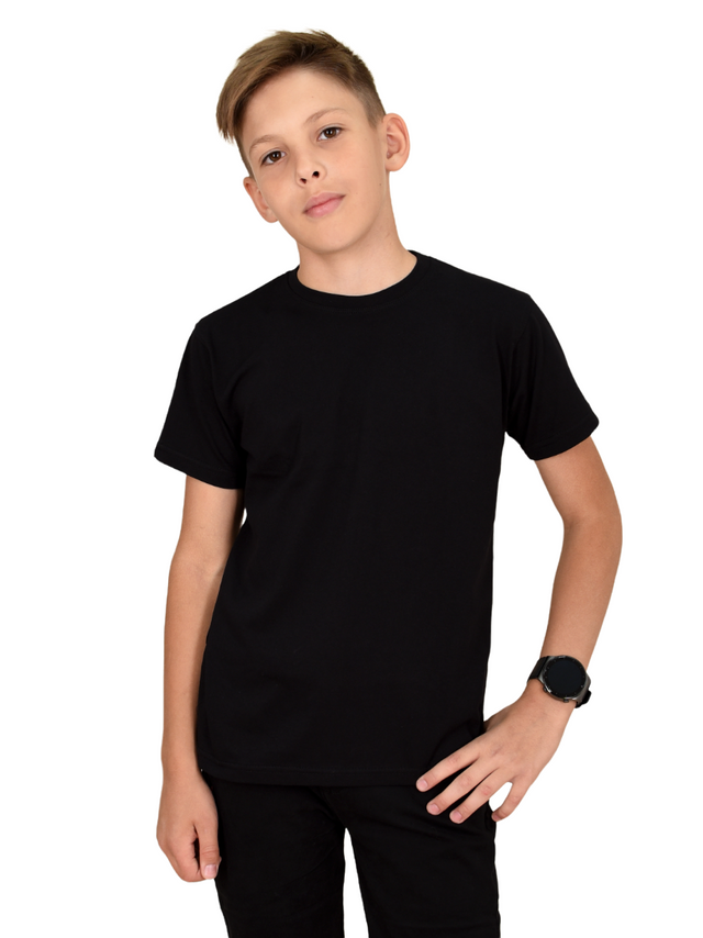 

Футболка детская LIDEKO kids П35-16-Б цв. черный р. 164, П35-16-Б