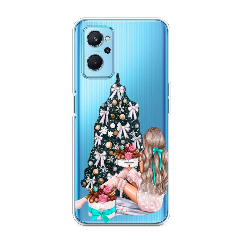 

Чехол на Realme 9i "New Year", Зеленый;бежевый;голубой, 258050-5