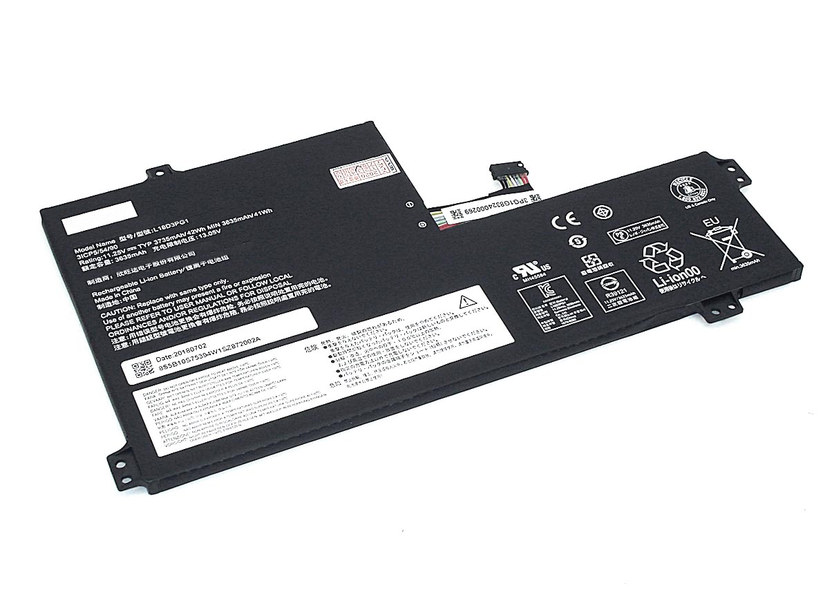 

Аккумулятор для ноутбука Lenovo 100e 100e-81ER L18D3PG1 11.25V 3735mAh, 100e, 100e-81ER