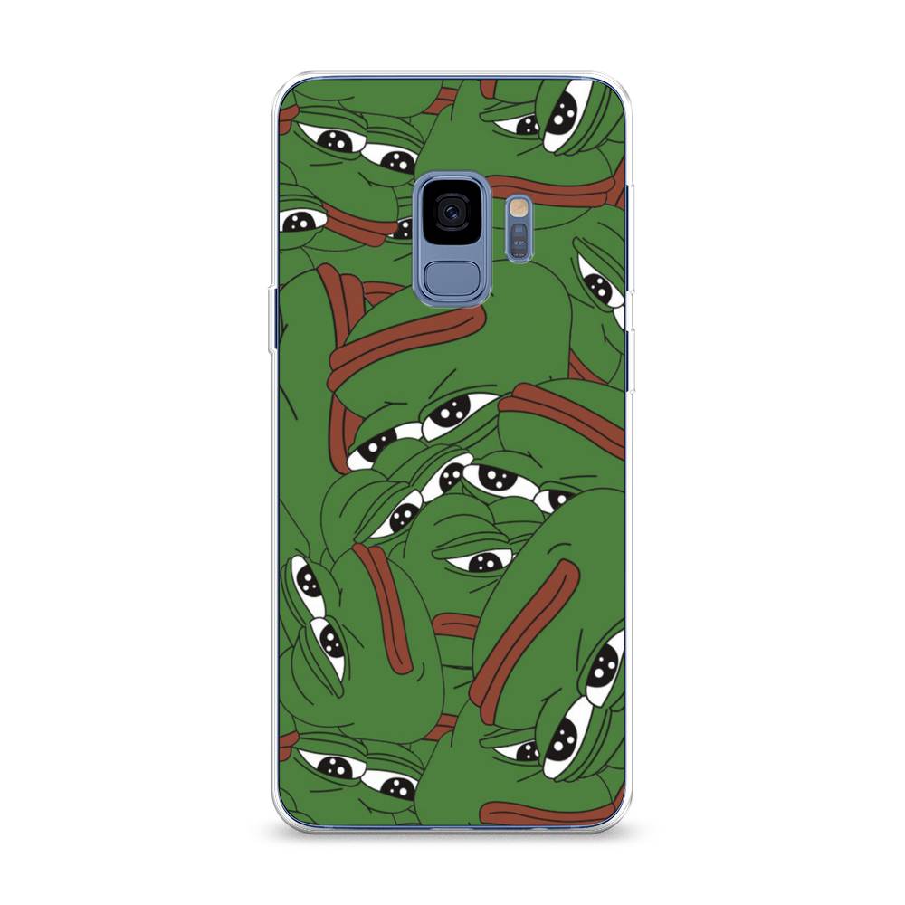 

Чехол Awog на Samsung Galaxy S9 "Печальный frog", Зеленый;белый, 25750-9