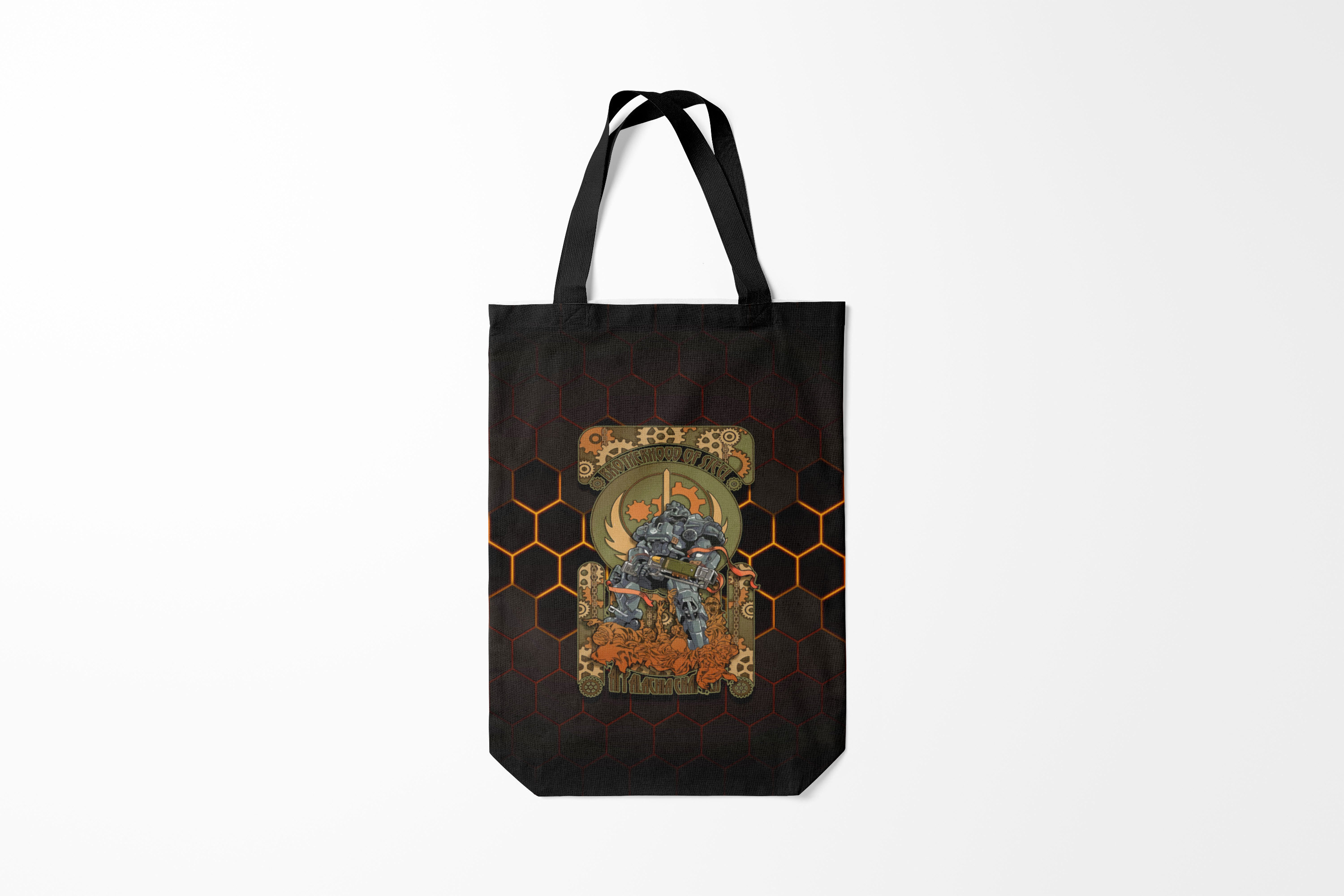 

Сумка шoппер унисекс Burnettie Fallout Brotherhood of steel,, Fallout Brotherhood of steel