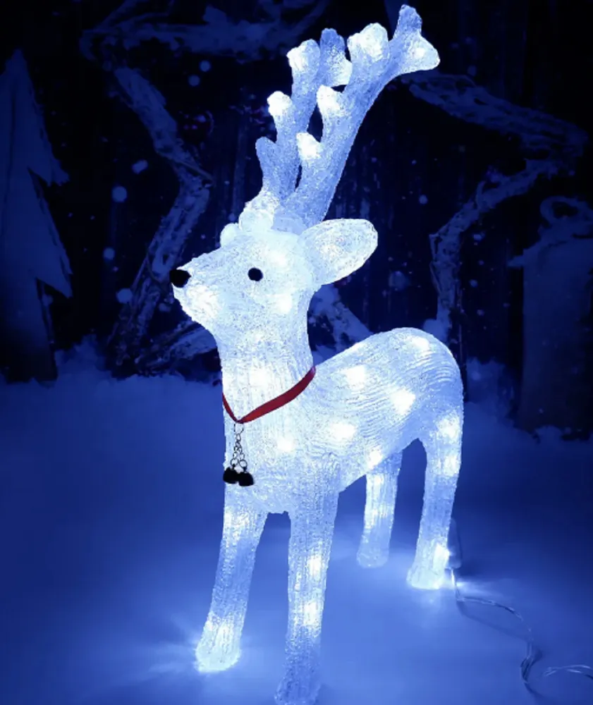 Новогодняя фигурка Оленёнок-Ночник A World of joy 856646 Светящийся 60 см