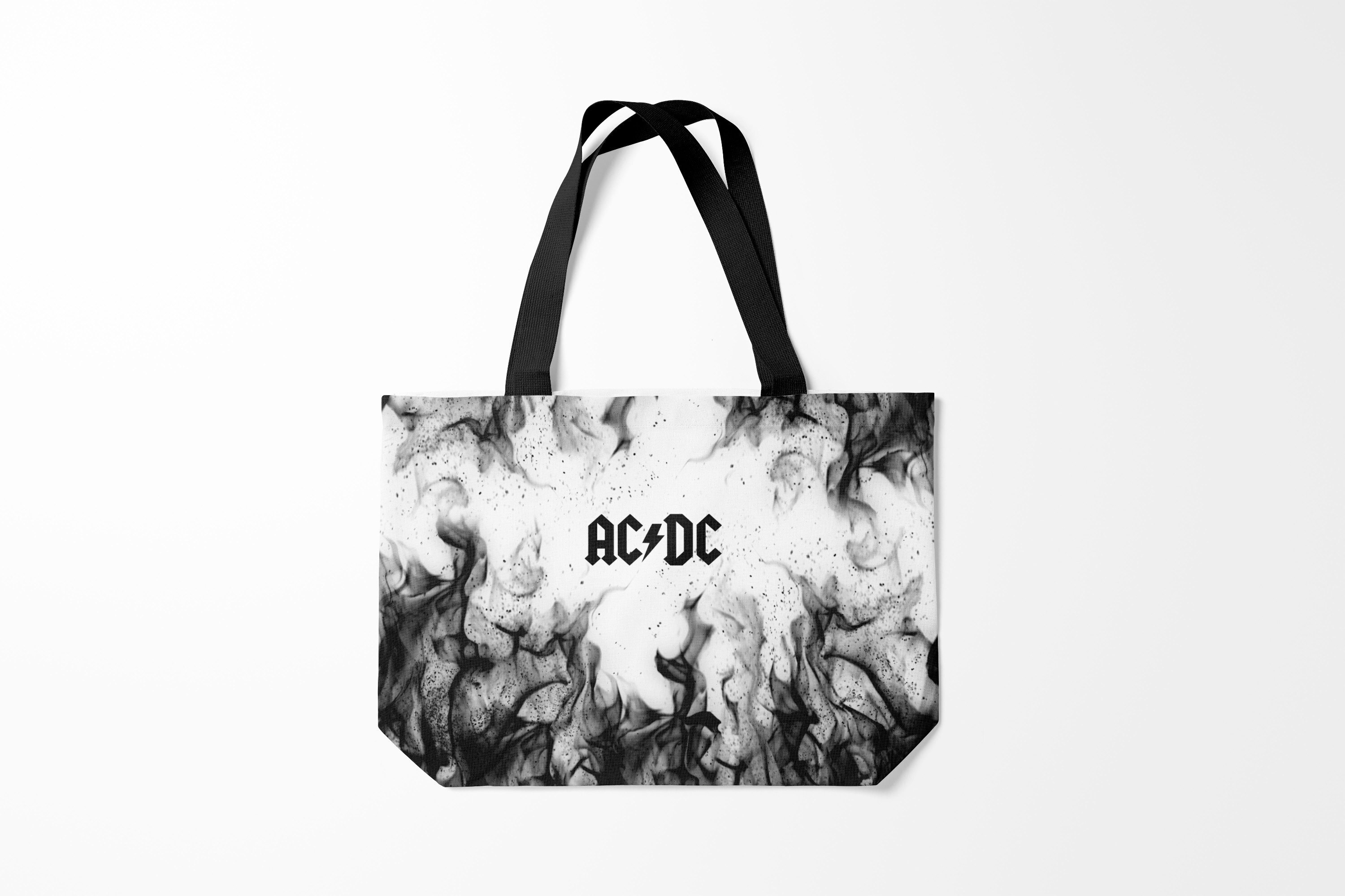 

Сумка шoппер унисекс Burnettie AC/DC АС/ДС Z, белый; черный, AC/DC АС/ДС Z