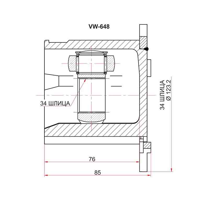 

Шрус Внутренний Audi A4 01-08/A6 99-11/A8 02-10