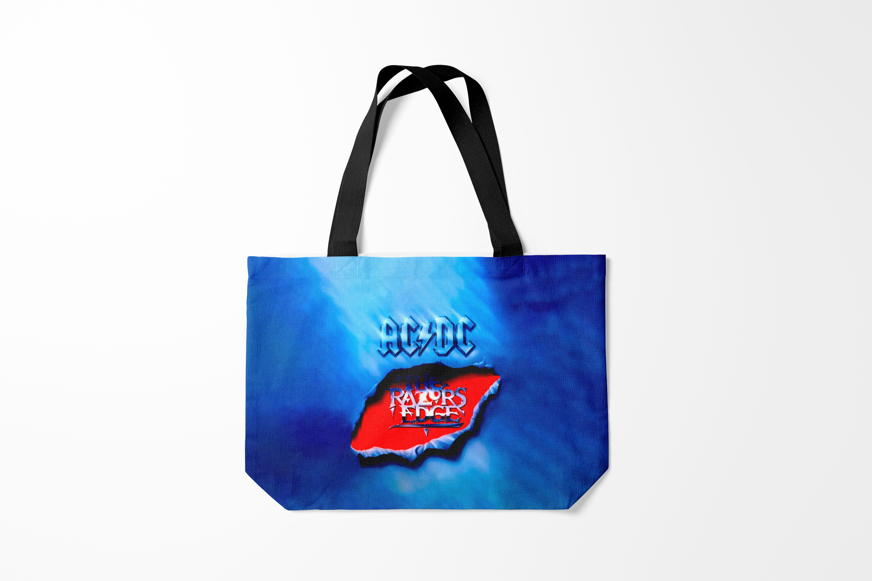 

Сумка шoппер унисекс Burnettie AC/DC The Razors Edge, синий, AC/DC The Razors Edge