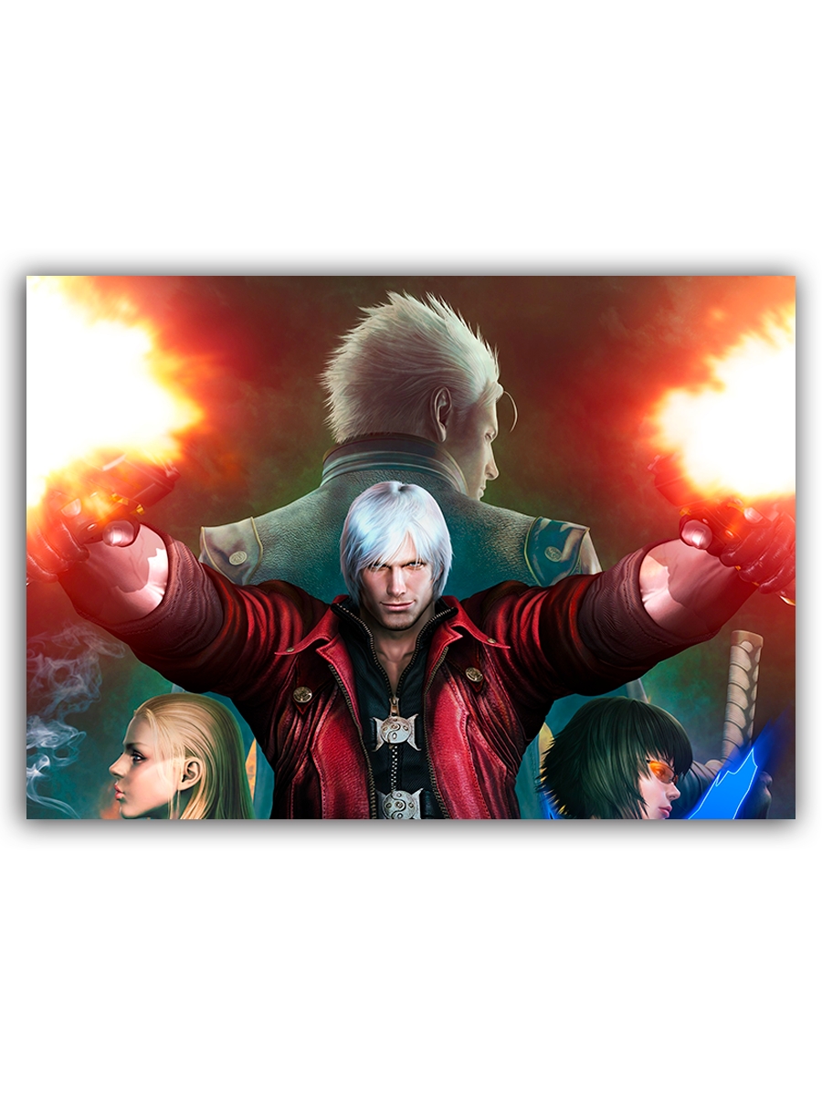 фото Магнит на холодильник drabs данте и вергилий devil may cry 4