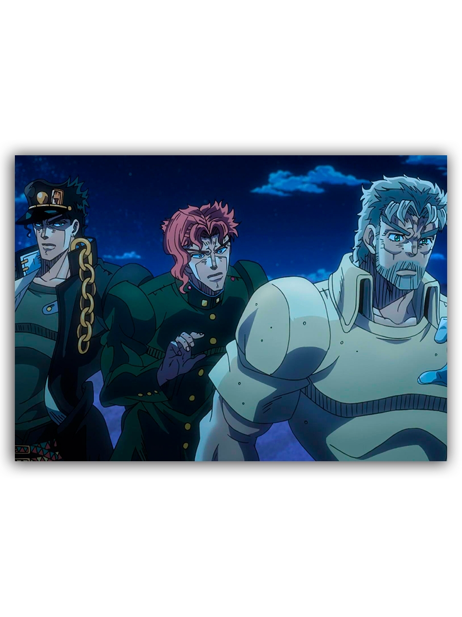 фото Магнит на холодильник drabs джозеф джостар stardust crusaders