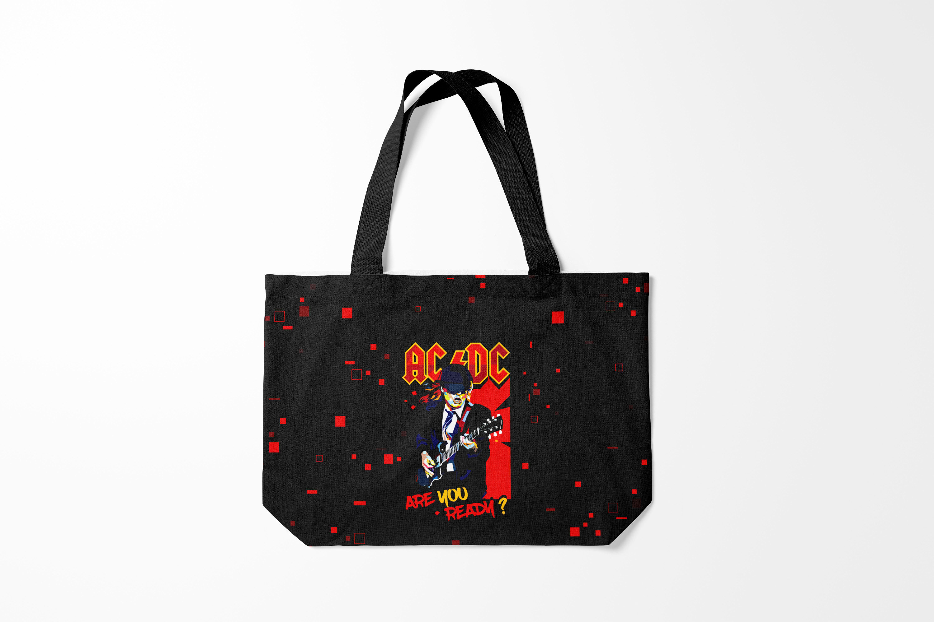 

Сумка шoппер унисекс Burnettie AC/DC ARE YOU REDY, черный, AC/DC ARE YOU REDY