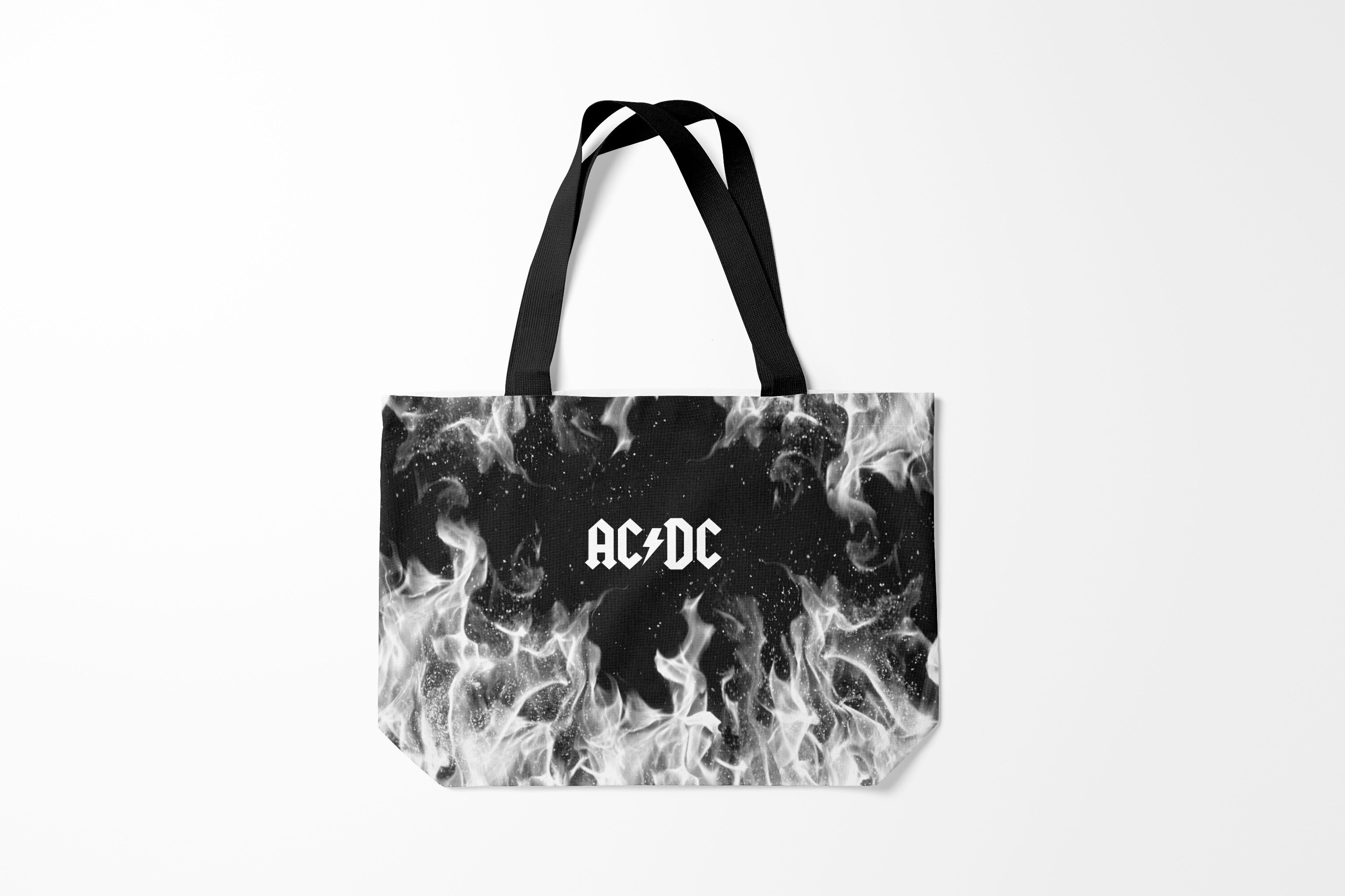 

Сумка шoппер унисекс Burnettie AC/DC AC DC АС ДС Z, белый; черный, AC/DC AC DC АС ДС Z