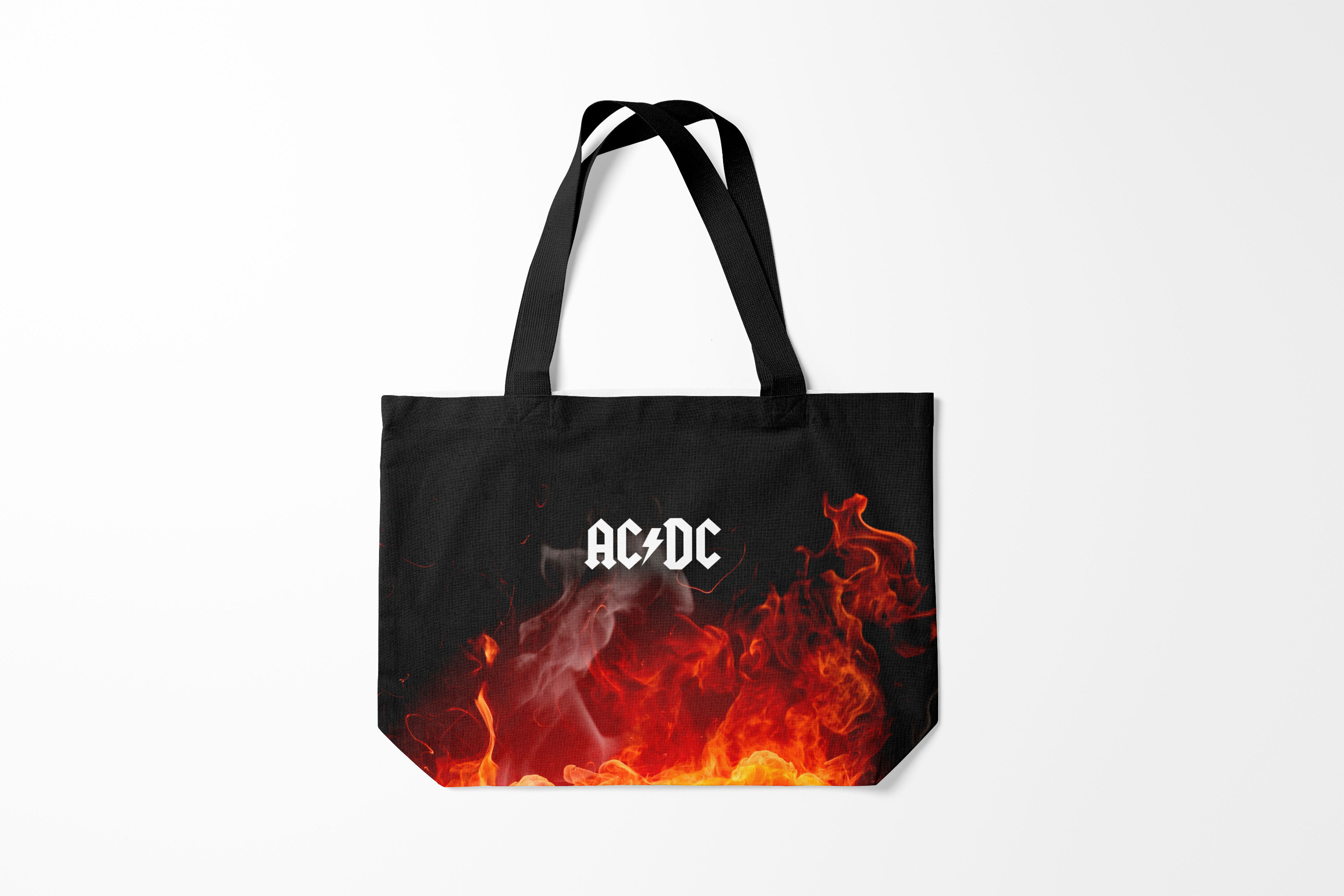 

Сумка шoппер унисекс Burnettie AC/DC AC DC, черный; красный, AC/DC AC DC