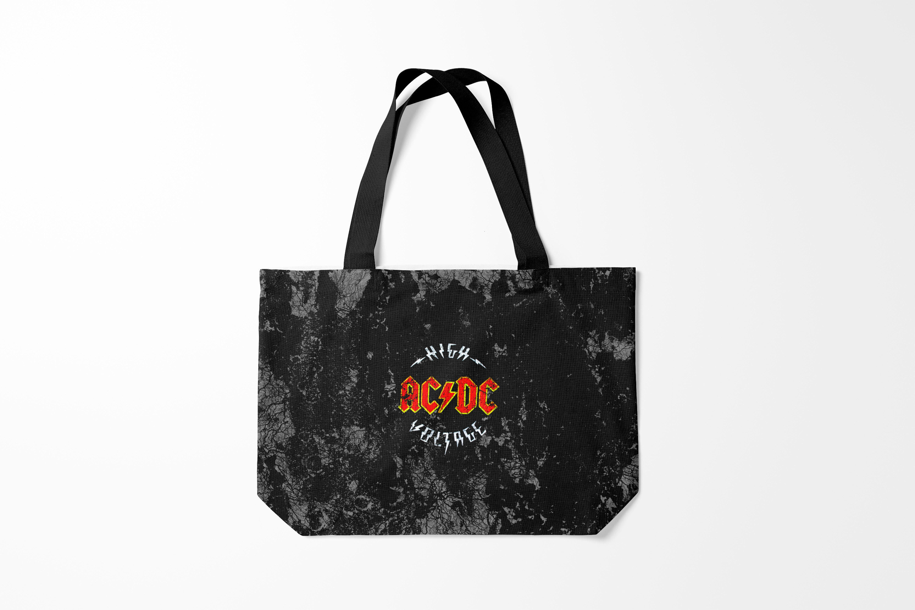 

Сумка шoппер унисекс Burnettie AC/DC, черный; белый, AC/DC