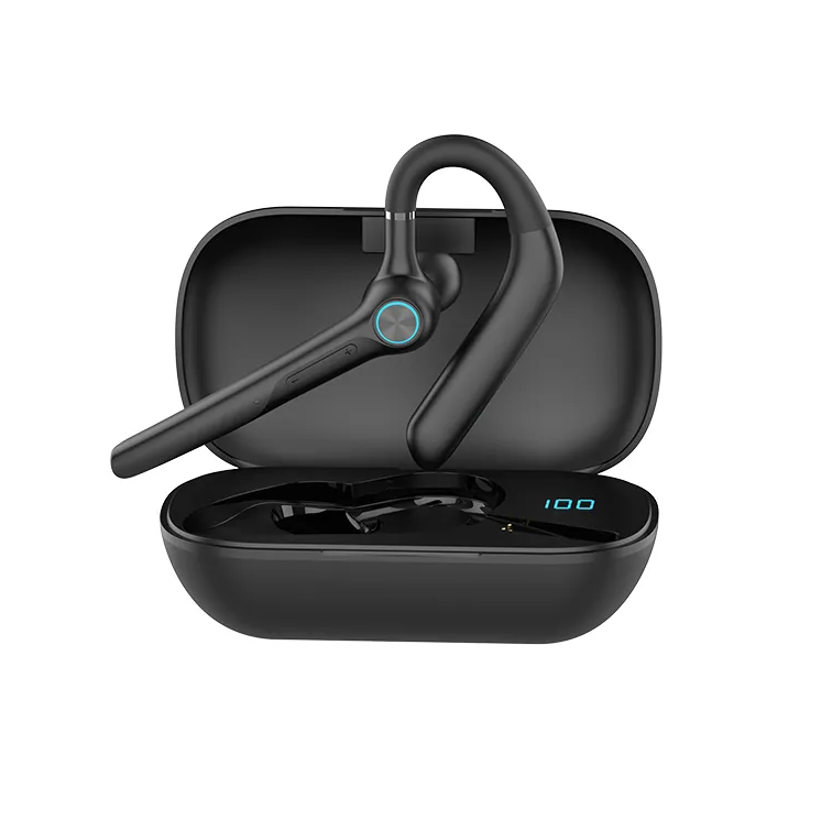

Беспроводная Bluetooth гарнитура Taymlux HGK-3 с шумоподавлением bluetooth 5.0, HGK-3
