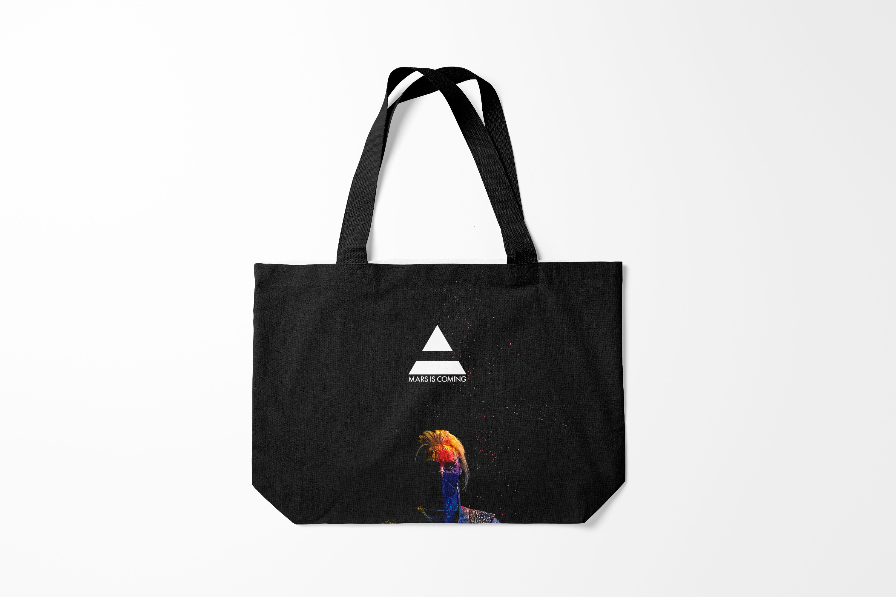 

Сумка шoппер унисекс Burnettie 30 Seconds to Mars IS COMING 30StM, черный, 30 Seconds to Mars IS COMING 30StM