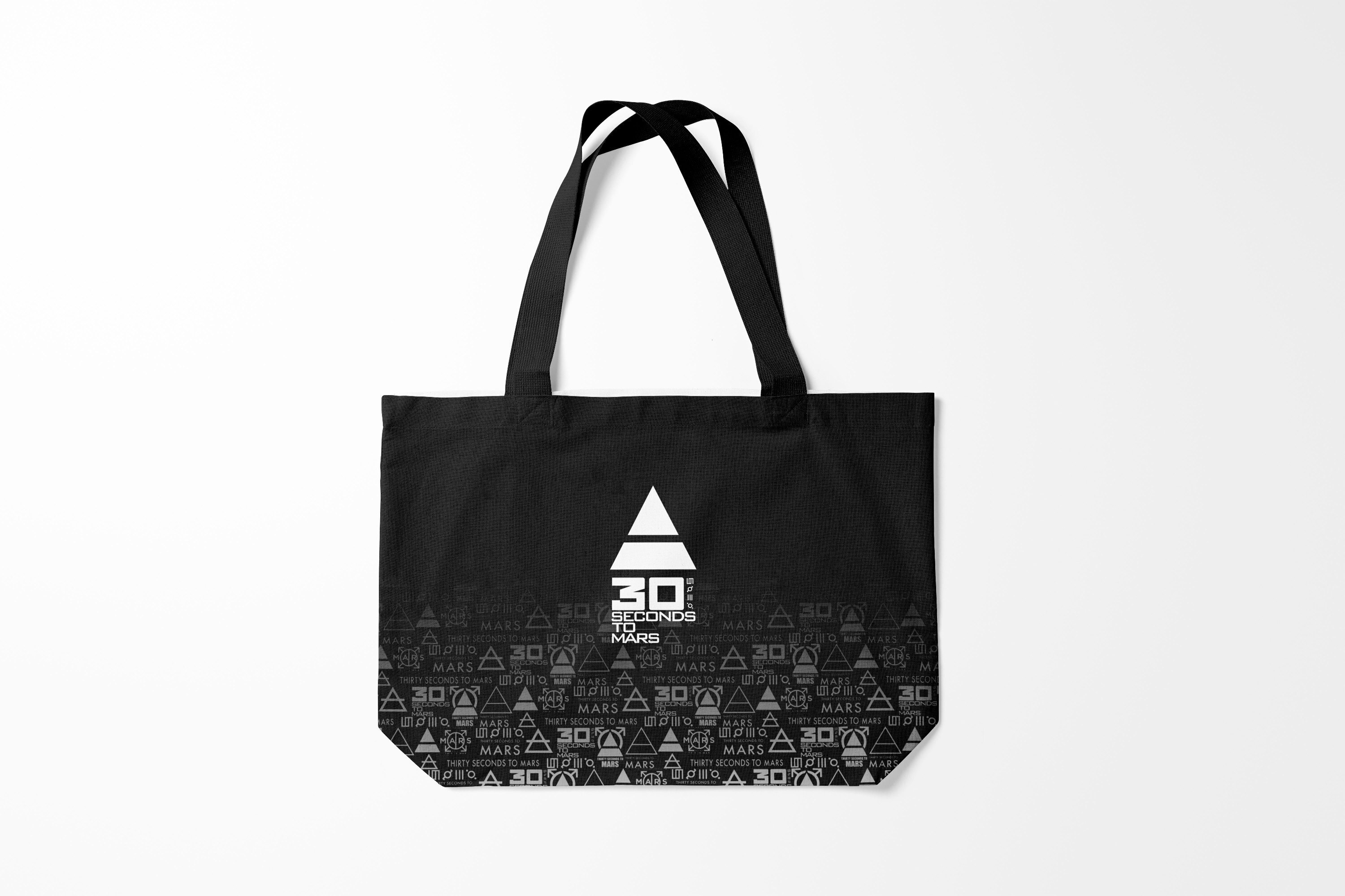 

Сумка шoппер унисекс Burnettie 30 Seconds to Mars, черный, 30 Seconds to Mars
