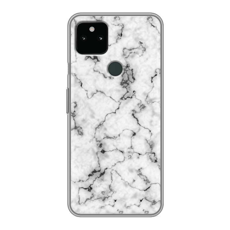 фото Дизайнерский силиконовый чехол для google pixel 5a 5g мрамор 100gadgets