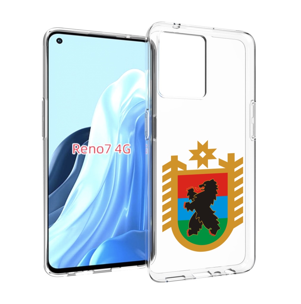 

Чехол MyPads герб-карелия-петрозаводск для OPPO RENO 7 4G, Прозрачный, Tocco