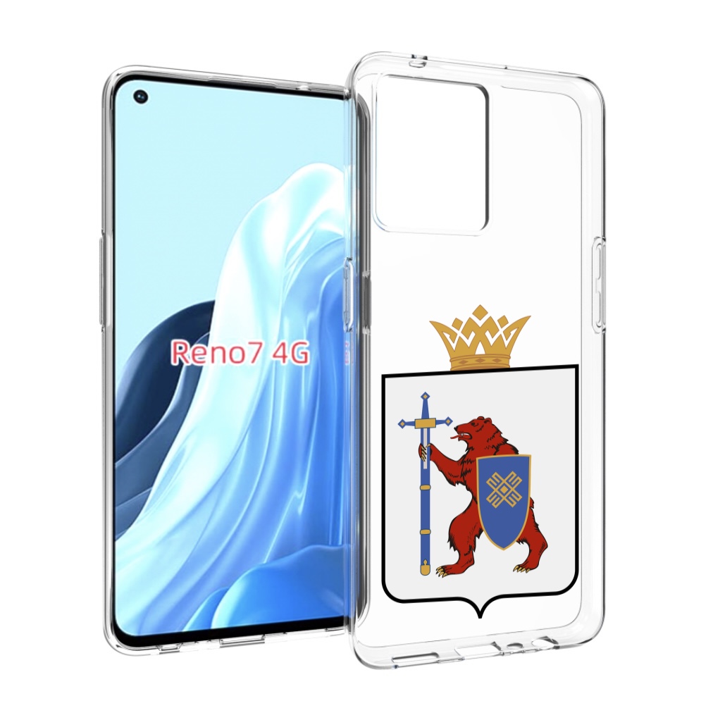 

Чехол MyPads герб-марии-эл-иошкар-ола для OPPO RENO 7 4G, Прозрачный, Tocco