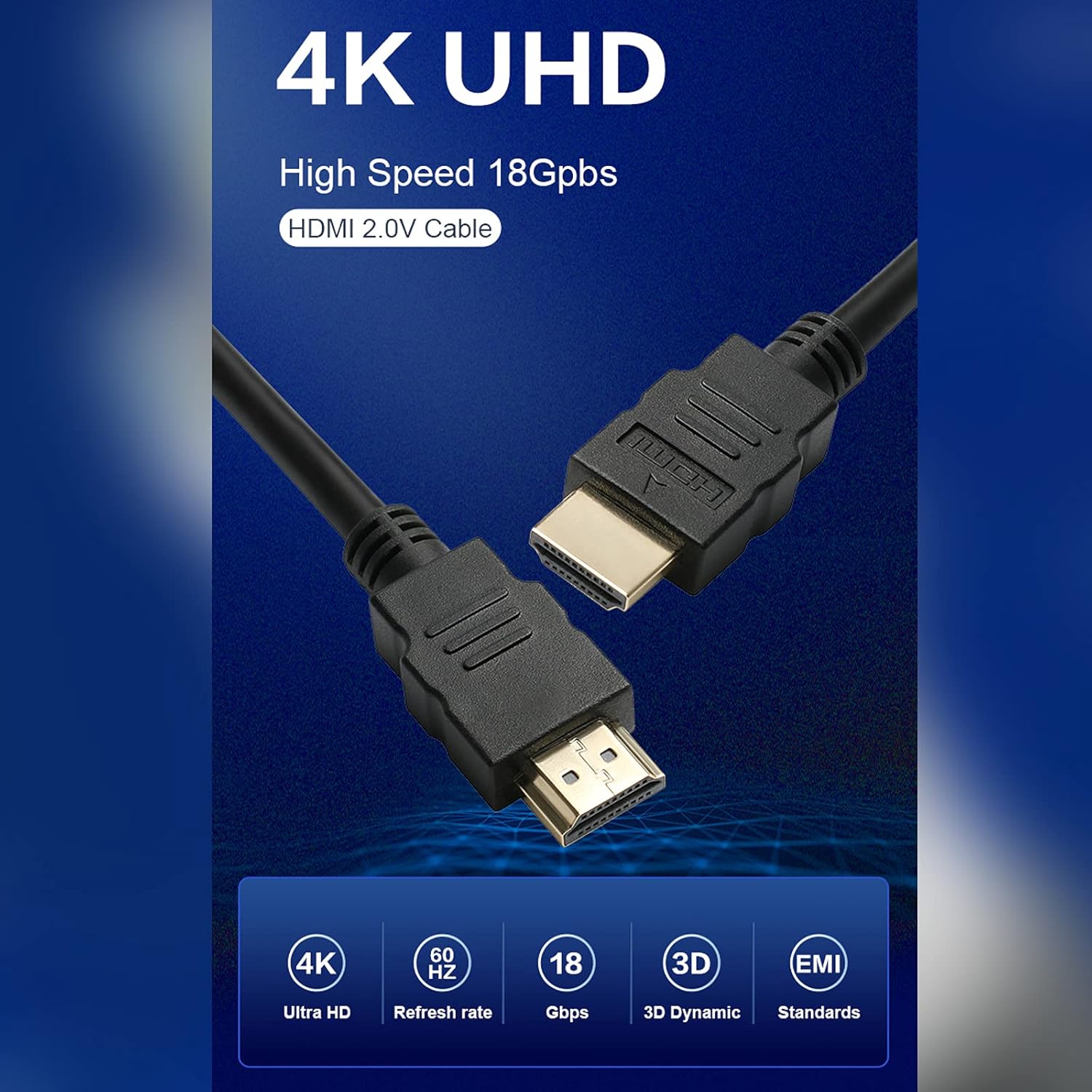 

Кабель NoBrand HDMI - HDMI, 5м черный, HDMI/HDMI