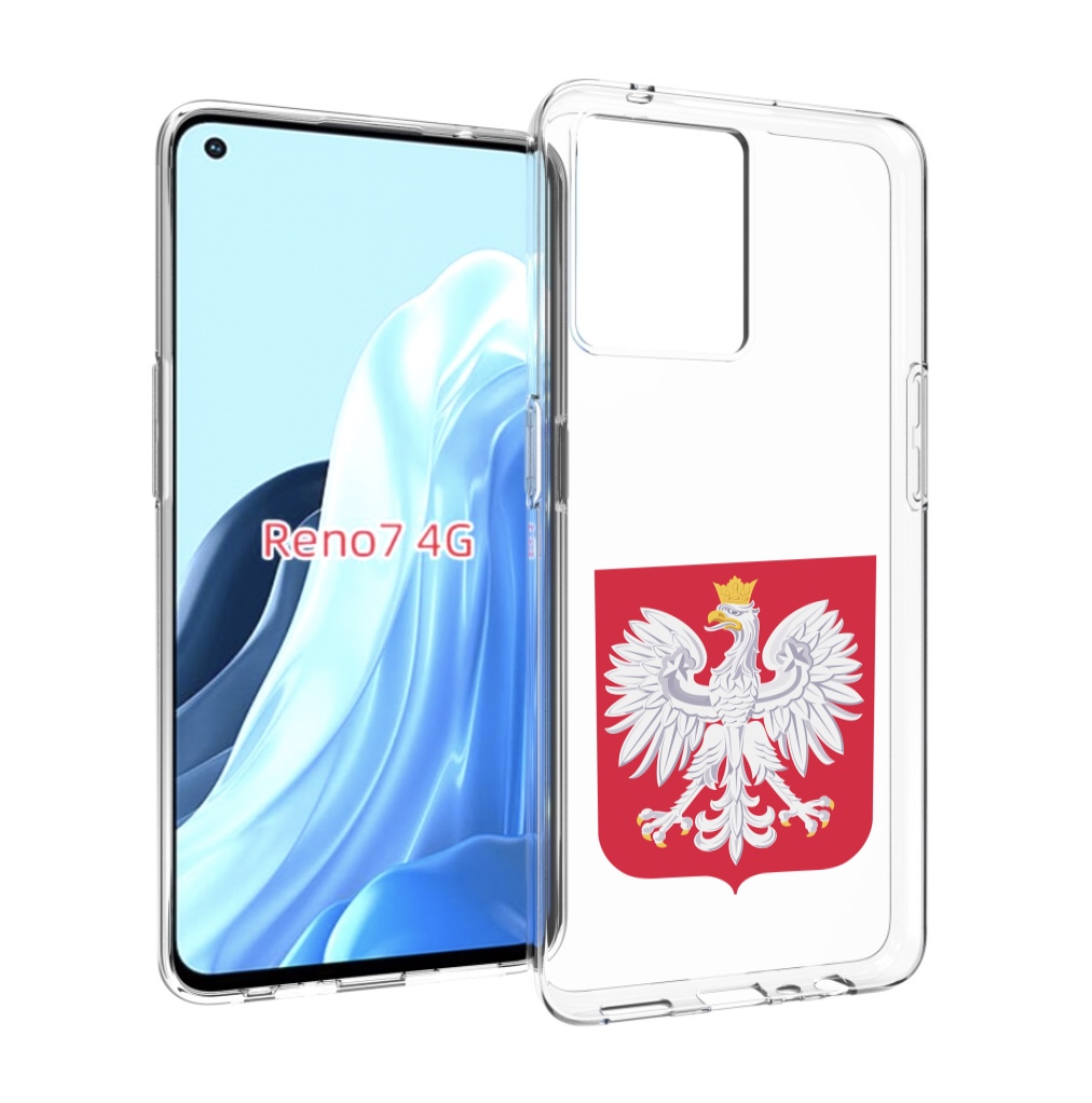 

Чехол MyPads герб-польши для OPPO RENO 7 4G, Прозрачный, Tocco