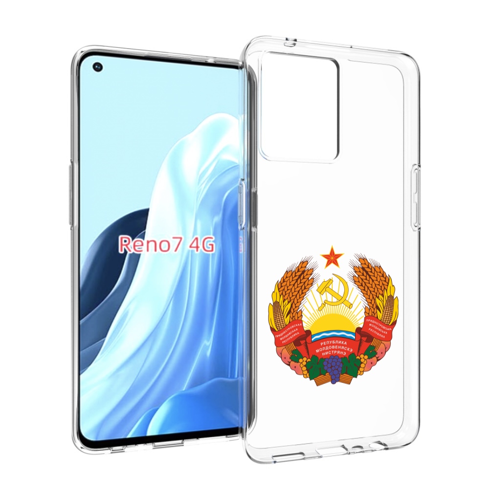 

Чехол MyPads герб-приднестровья для OPPO RENO 7 4G, Прозрачный, Tocco