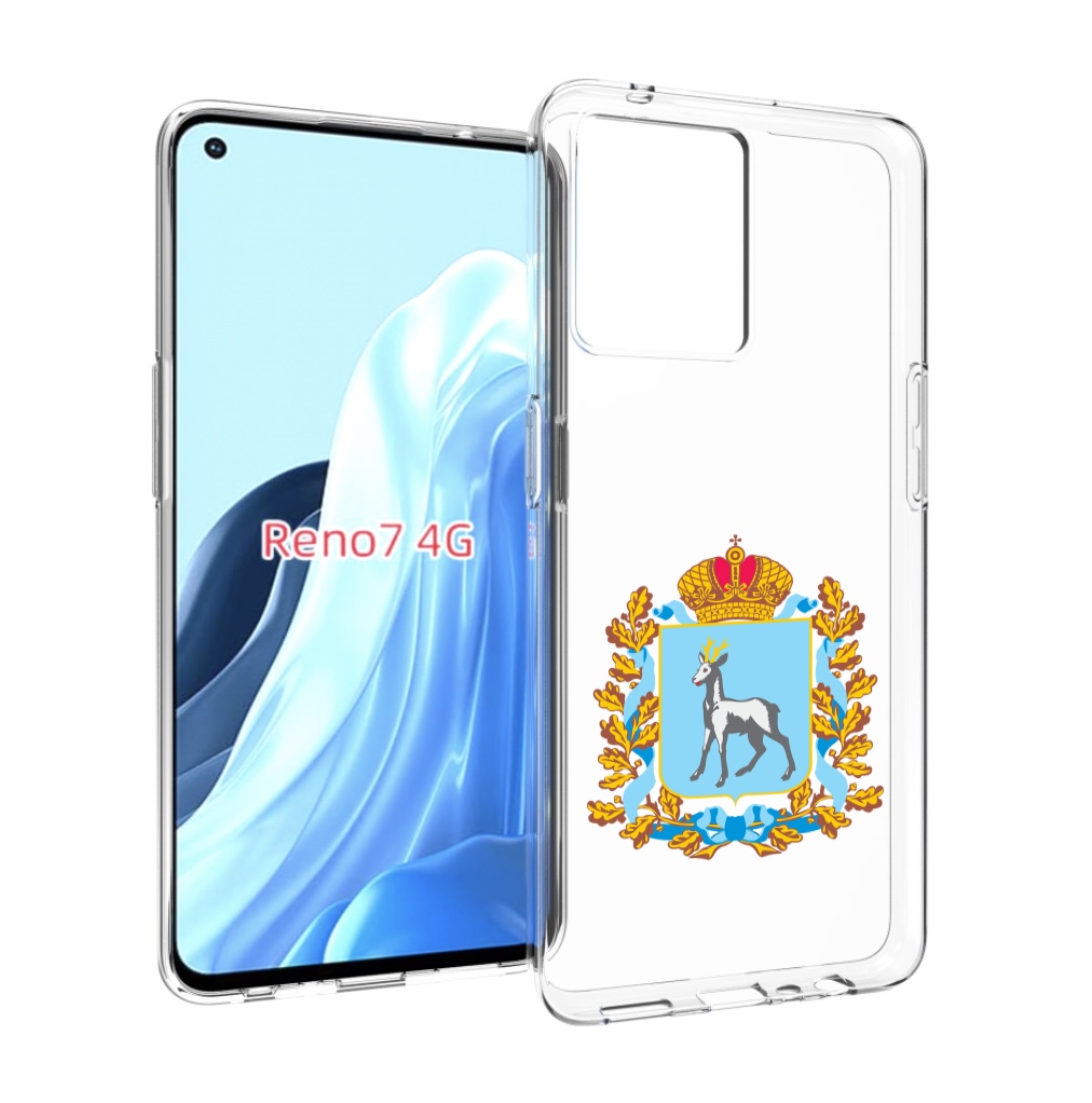 

Чехол MyPads герб-самарская-область для OPPO RENO 7 4G, Прозрачный, Tocco