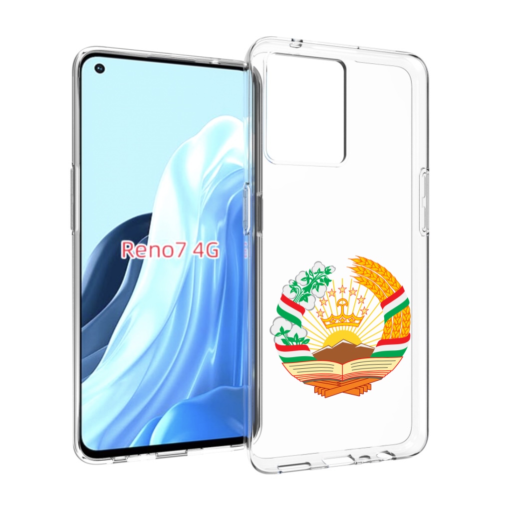 

Чехол MyPads герб-таджикистана для OPPO RENO 7 4G, Прозрачный, Tocco