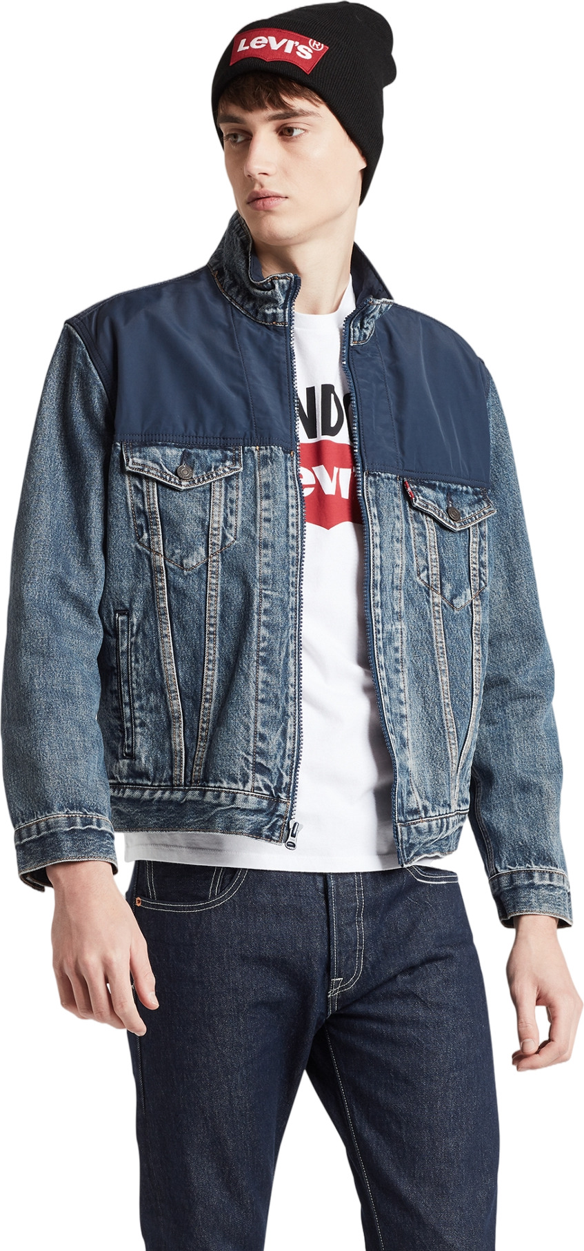 Джинсовая куртка мужская Levi's 67782 синяя S