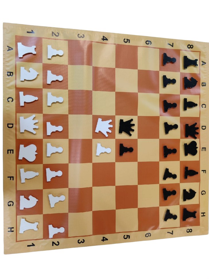 Шахматы Lavochkashop в тубусе демонстрационные доска (80 см) LS1221