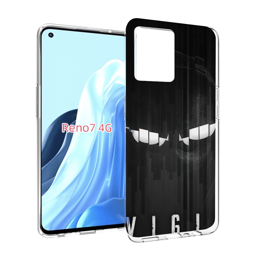 

Чехол MyPads глаза-в-ночи для OPPO RENO 7 4G, Прозрачный, Tocco