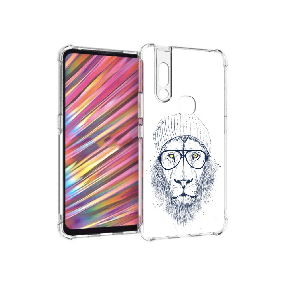 

Чехол MyPads Tocco для Vivo V15 хиппи лев (PT127905.397.663), Прозрачный, Tocco
