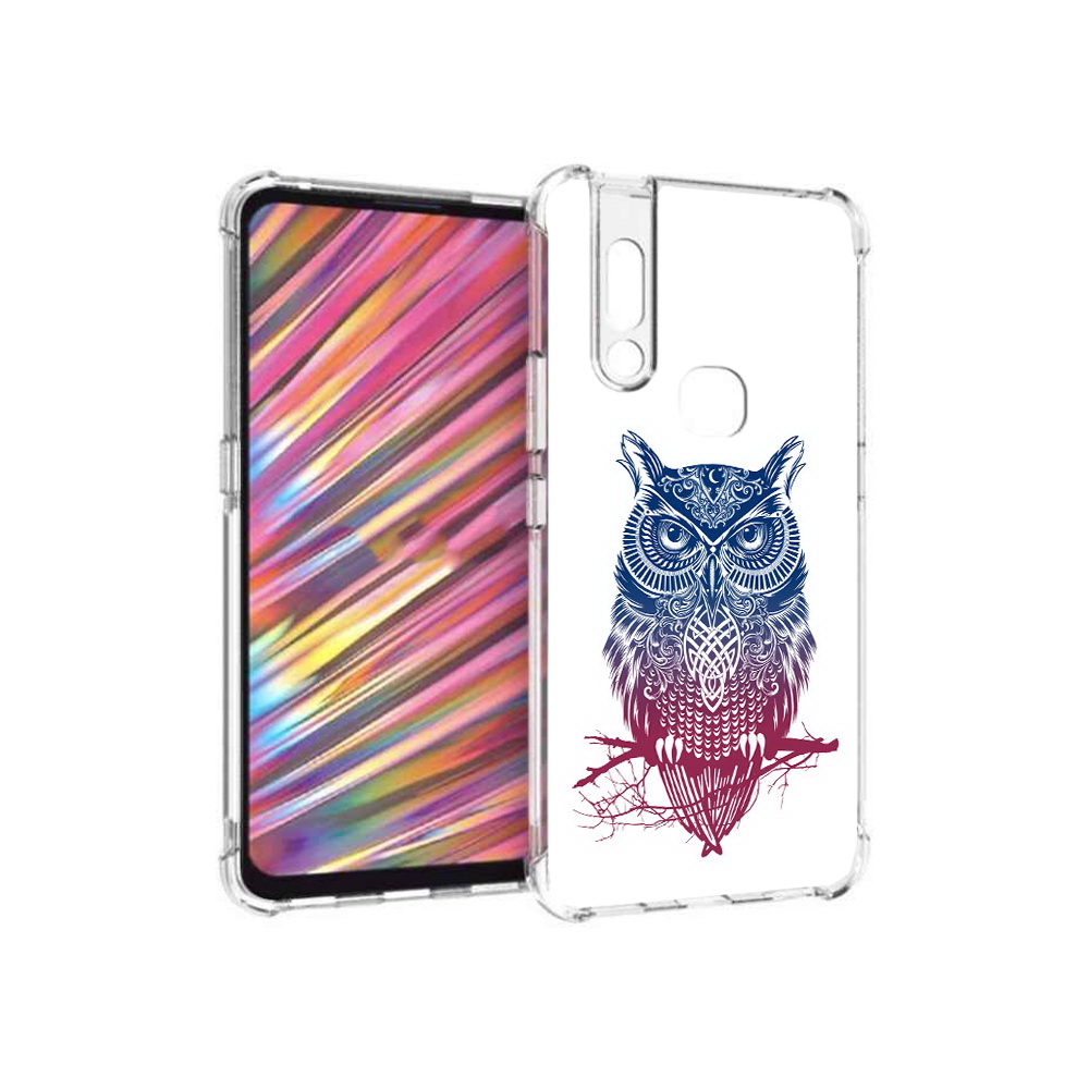 

Чехол MyPads Tocco для Vivo V15 хиппи сова (PT127905.397.664), Прозрачный, Tocco