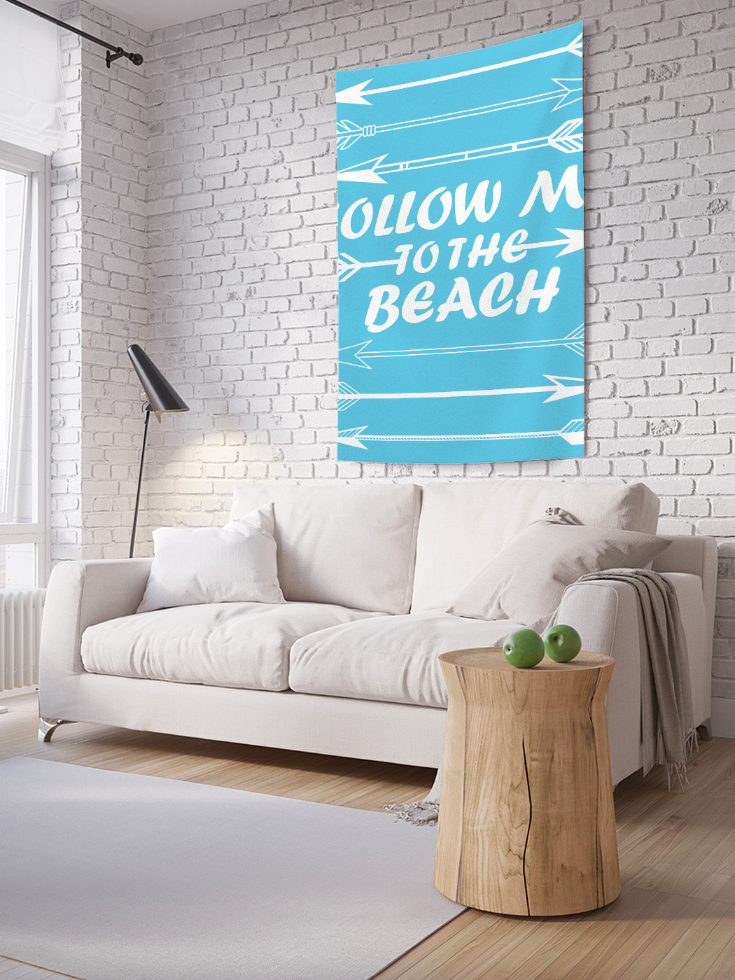 

Вертикальное фотопанно на стену JoyArty Следуйте за мной на пляж 150x200 см, Следуйте за мной на пляж