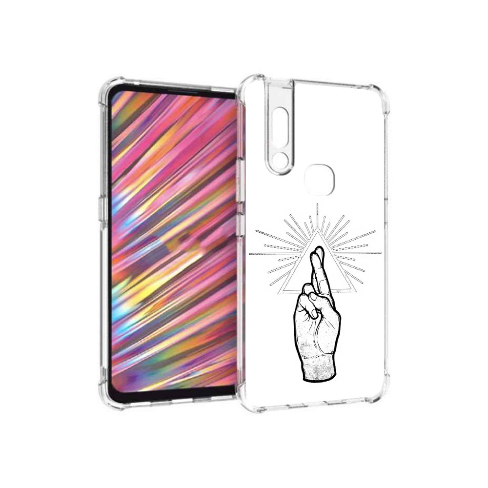 

Чехол MyPads Tocco для Vivo V15 черно белая рука (PT127905.397.681), Прозрачный, Tocco